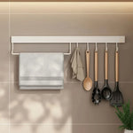 Kitchen Wall Rack No-Drill Rust-Resistant Coated Metal