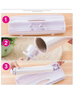 Kitchen Wrap Dispenser Easy-Load Universal Cutter
