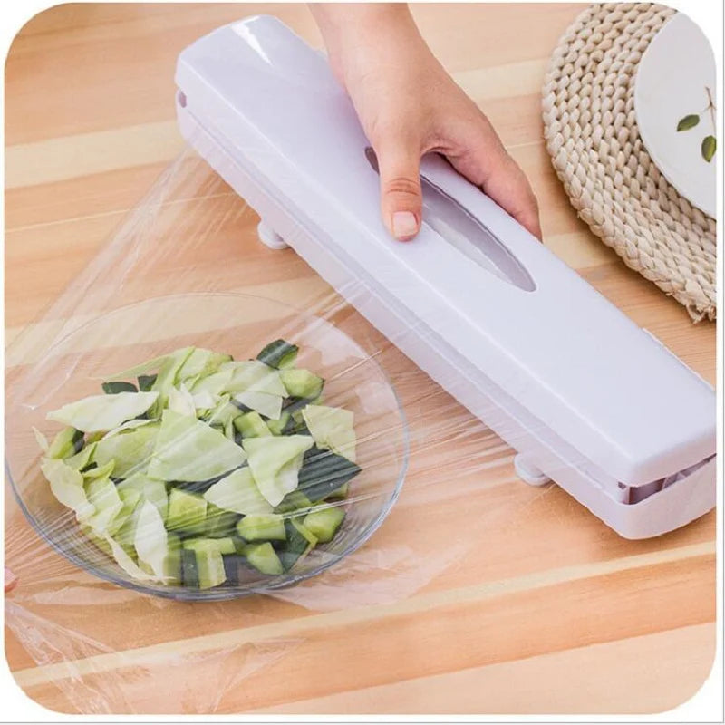 Kitchen Wrap Dispenser Easy-Load Universal Cutter
