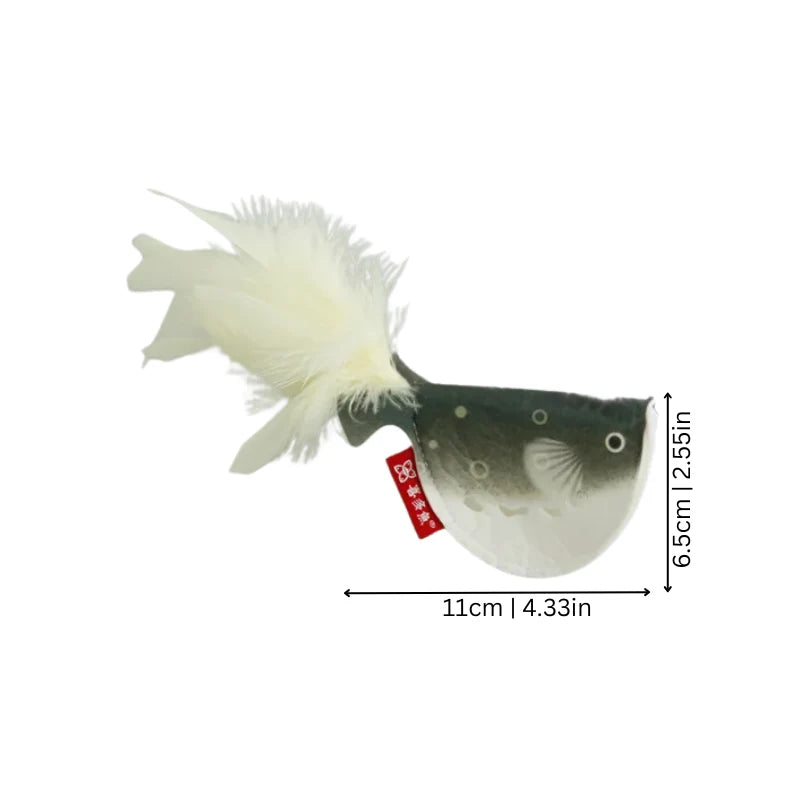 Kitten Teaser Wand Catnip-Infused Feather & Bell 2 Pack