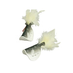 Kitten Teaser Wand Feather & Plush Catnip-Infused 2-Pack