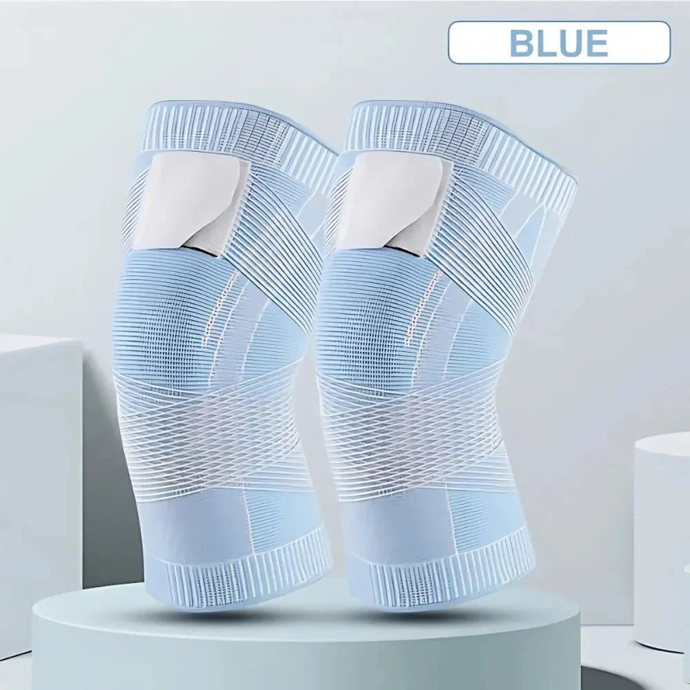 Knee Compression Brace Adjustable Straps & Anti-Slip