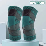 Knee Compression Brace Breathable Nylon Adjustable Straps & Anti-Slip
