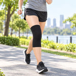 Knee Compression Sleeve Breathable Bamboo Fabric Flexible Support