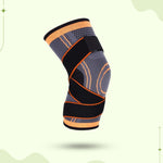 Knee Compression Sleeve Ergonomic Stabilizing Support Breathable Fabric