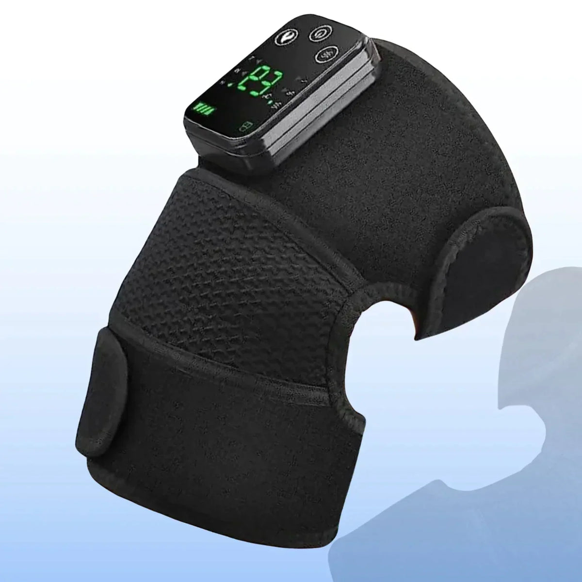 Knee Massager Brace Heat & Vibration Cordless Rechargeable