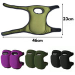 Knee Pads Ergonomic Extra Cushioning Easy-Clean