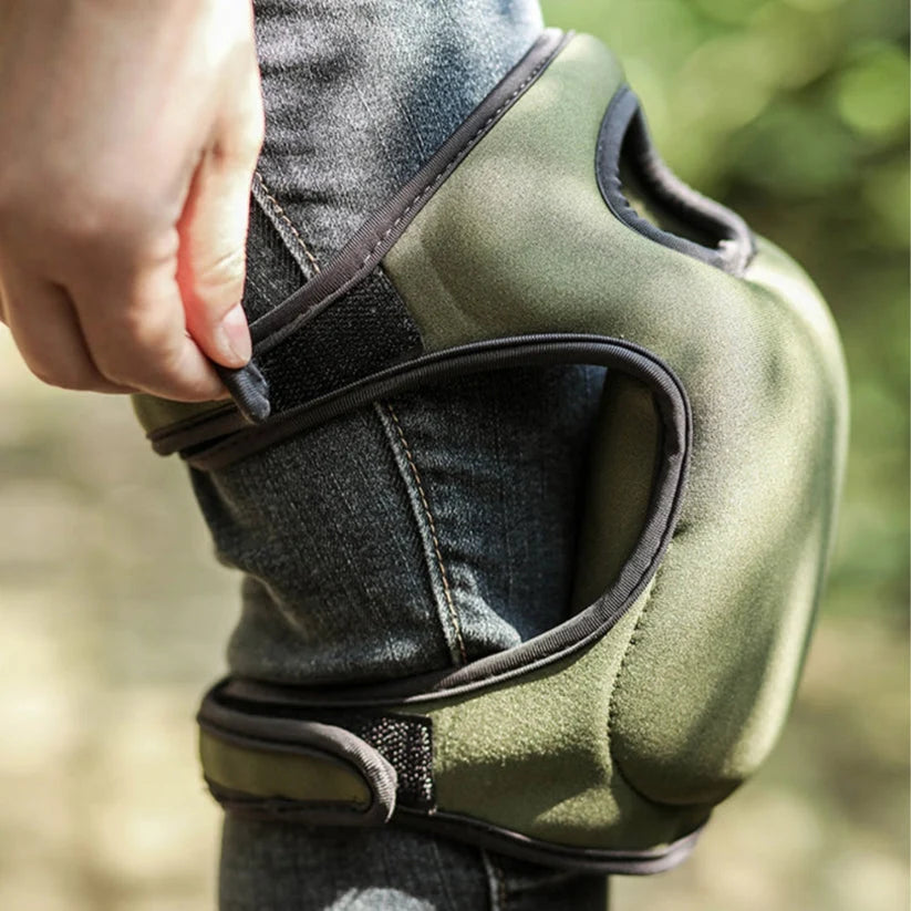 Knee Pads Ergonomic Gel & EVA Foam Adjustable Velcro