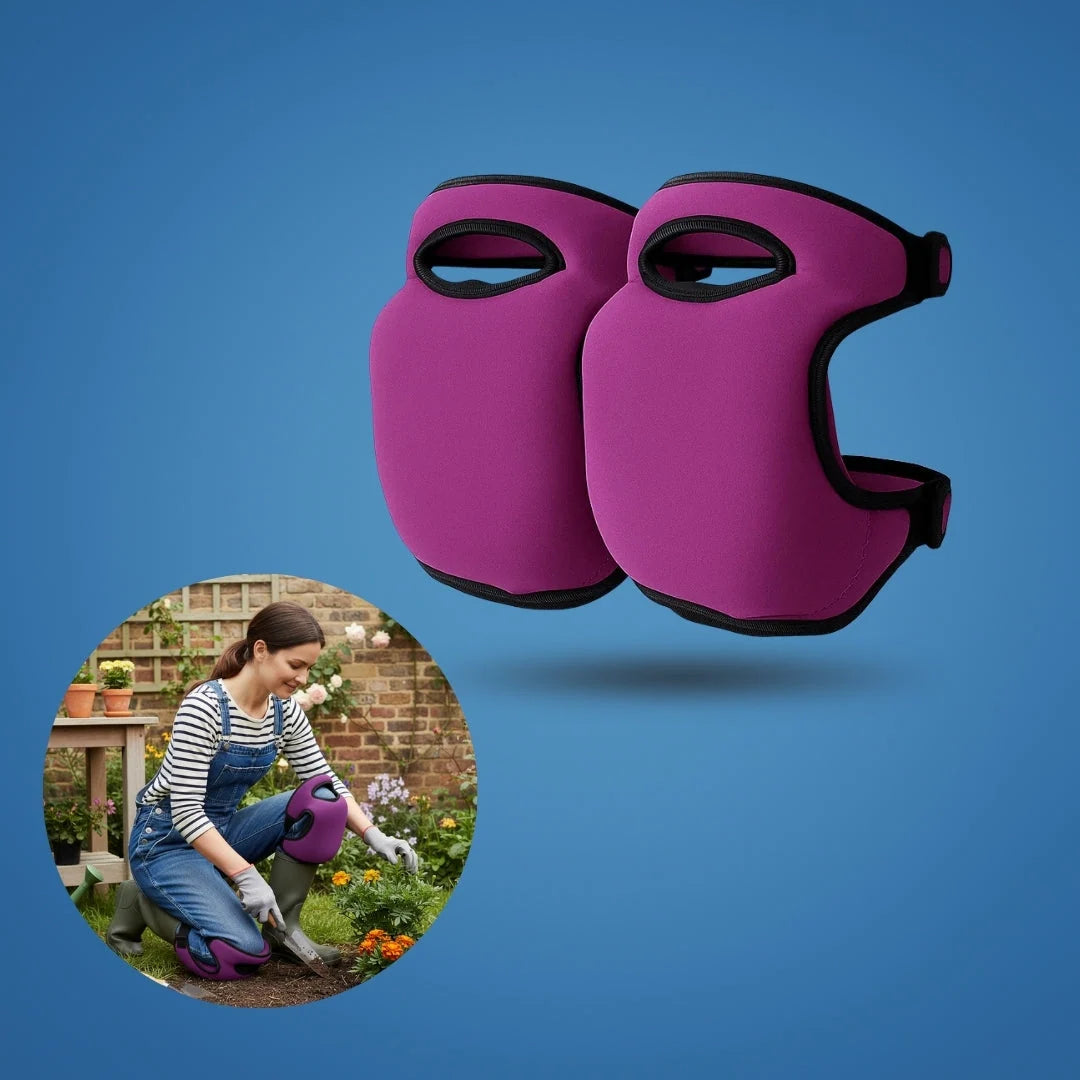 Knee Pads Thick EVA Foam Adjustable Straps Breathable Fabric