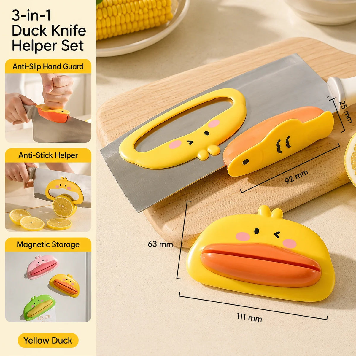 Knife Blade Guard Anti-Stick Magnetic Storage