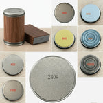 Knife Sharpener Rolling Diamond With Wooden Platform