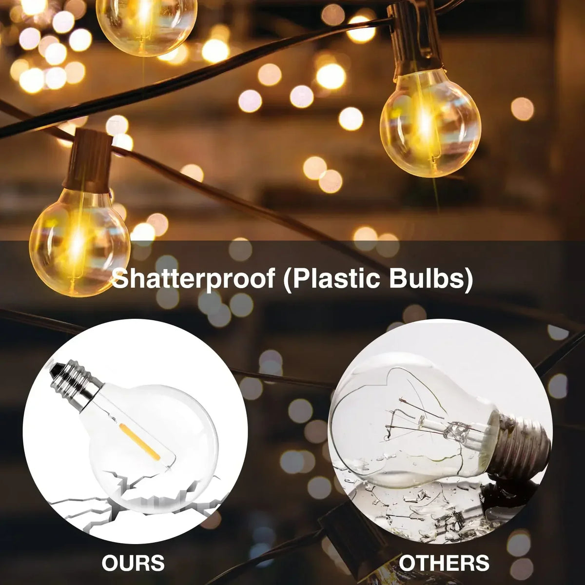 LED Bulb Warm White 12V DC Low Power