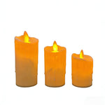 LED Candle Wax-Look Flameless Timer & Switch