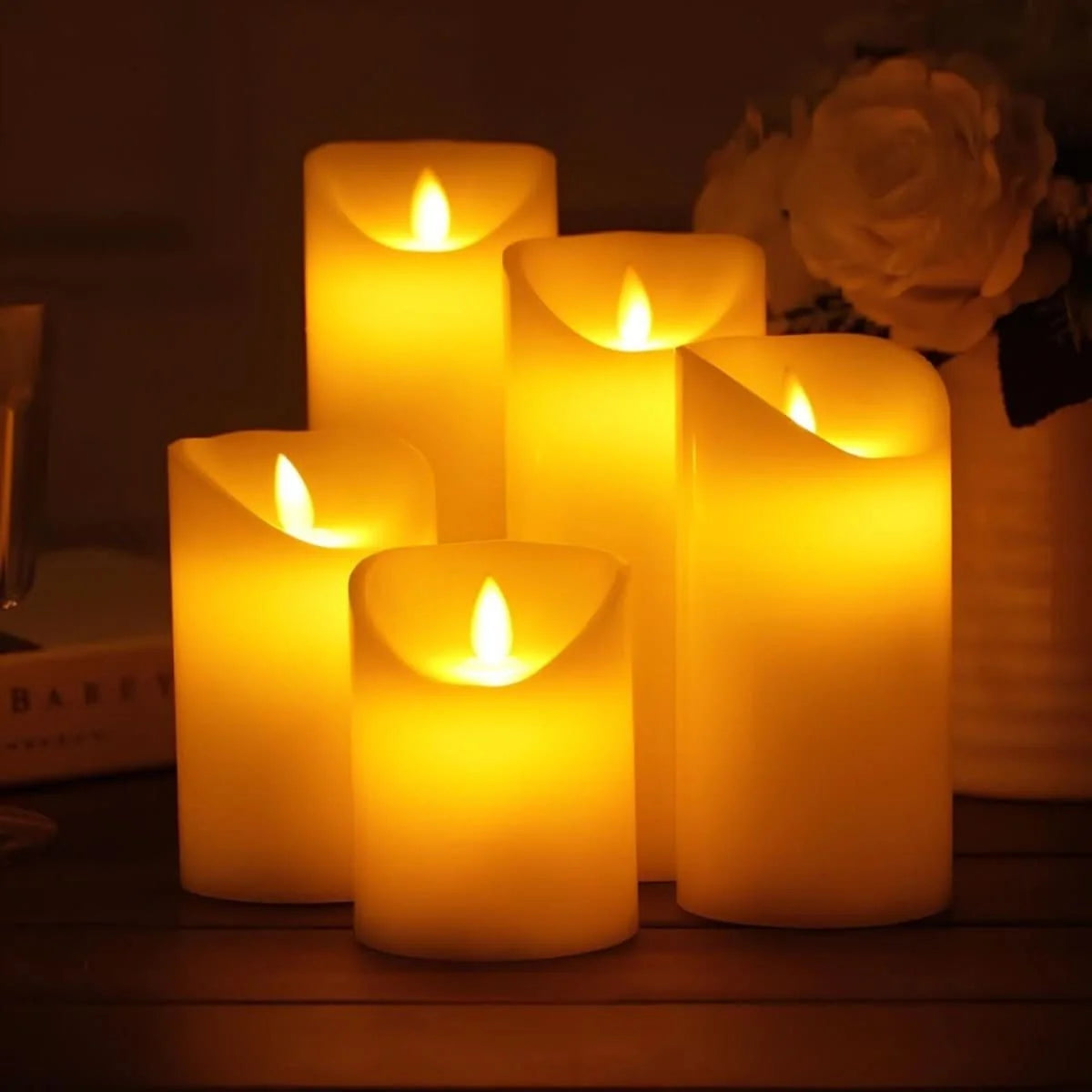 LED Candles Realistic Flickering Flameless decor