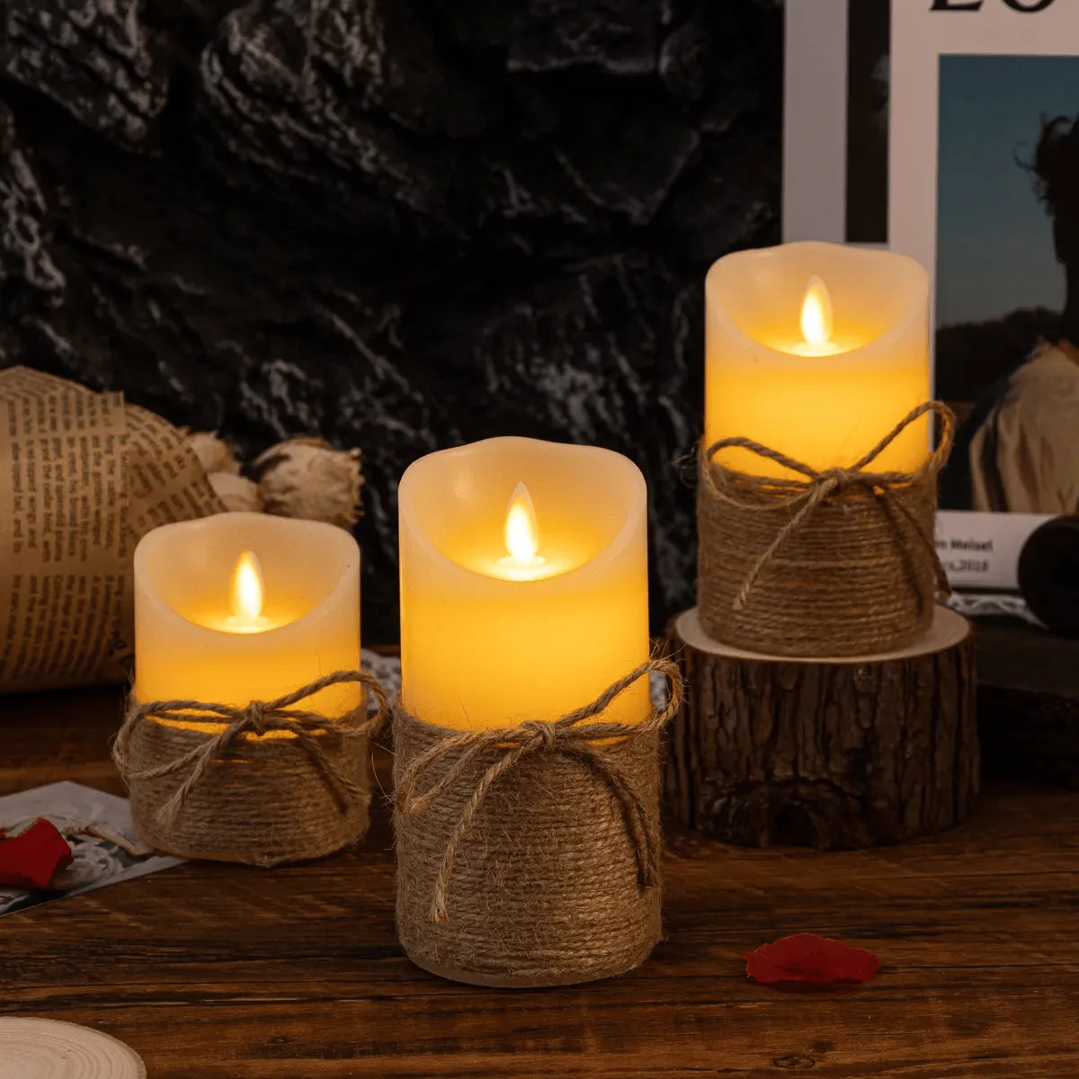 LED Candles Realistic Flickering Flameless decor