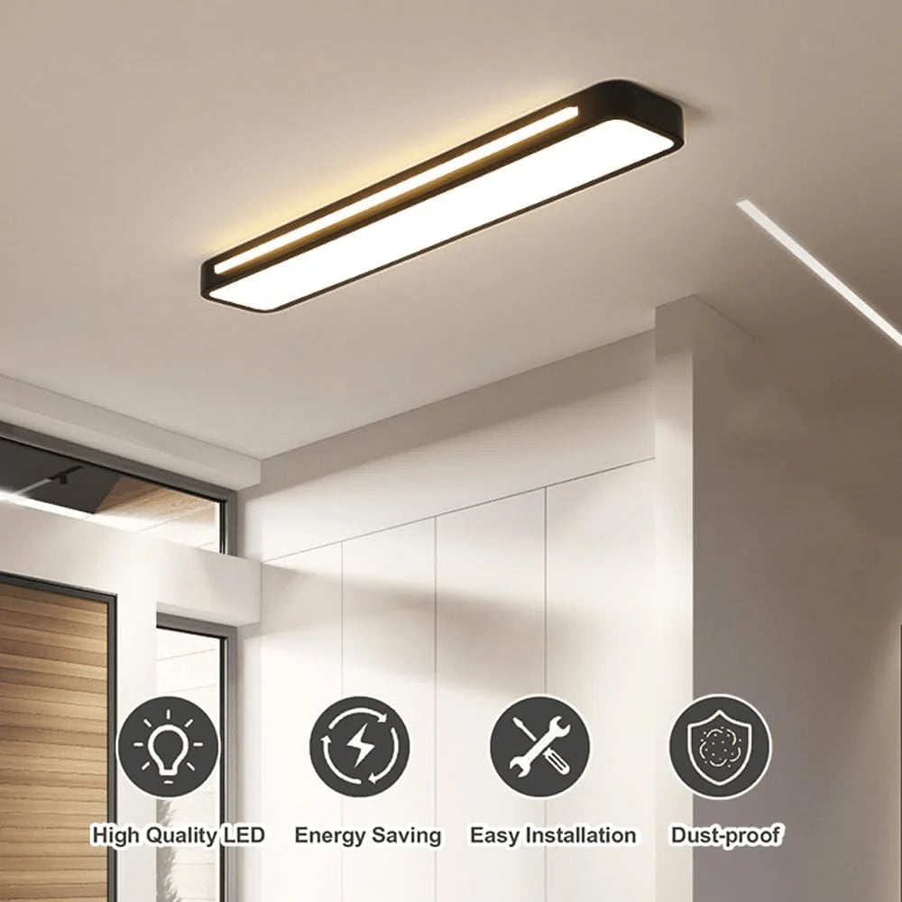 LED Ceiling Light Energy-Efficient Dimmable Remote Control