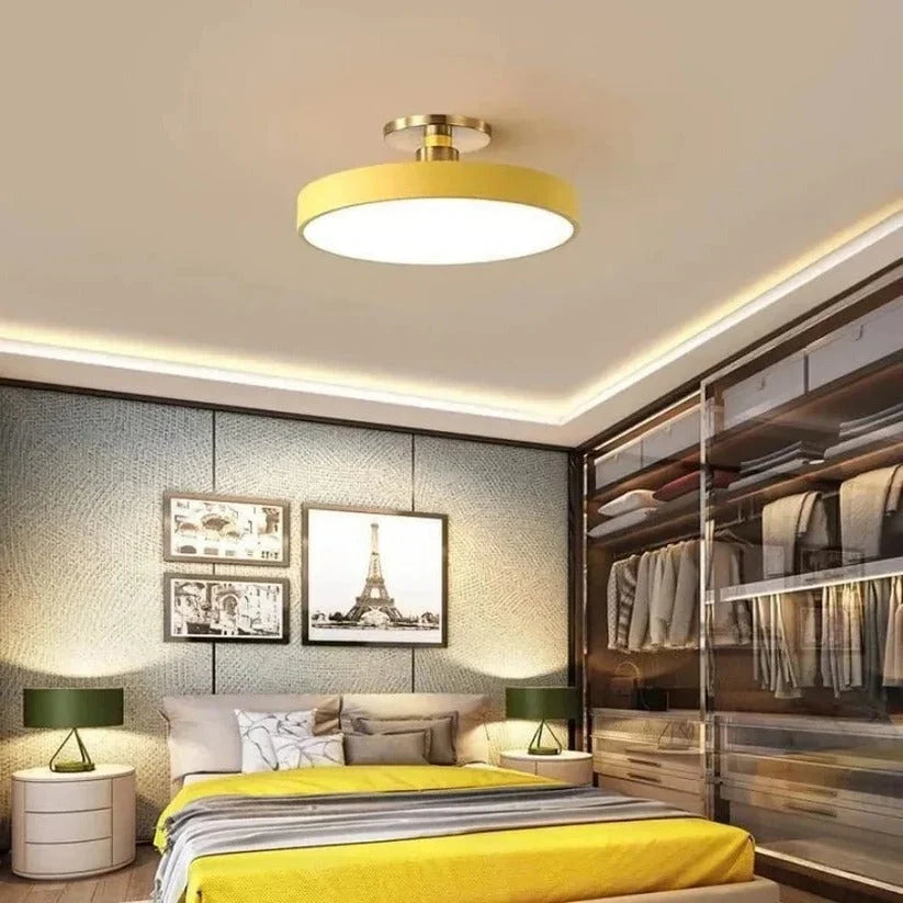 LED Ceiling Light Flush-Mount Warm White Six Colors
