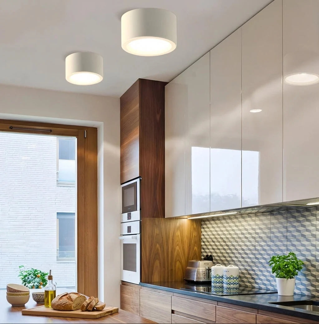 LED Ceiling Light Low-Profile Surface-Mounted Adjustable Color Temperature