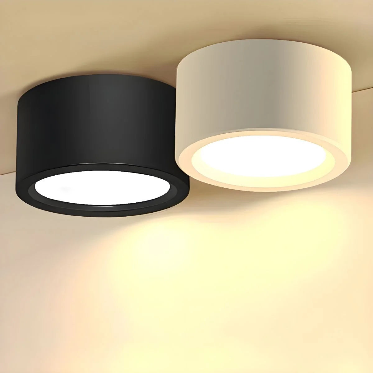 LED Ceiling Light Low-Profile Surface-Mounted Adjustable Color Temperature