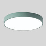 LED Ceiling Light Macaron Shape With Wood Accent