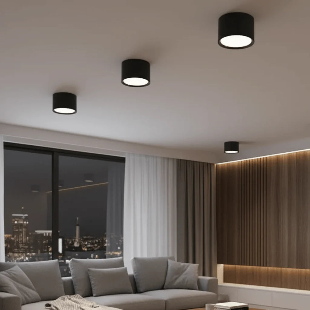 LED Ceiling Light Modern Design Dimmable Color Temperature Options