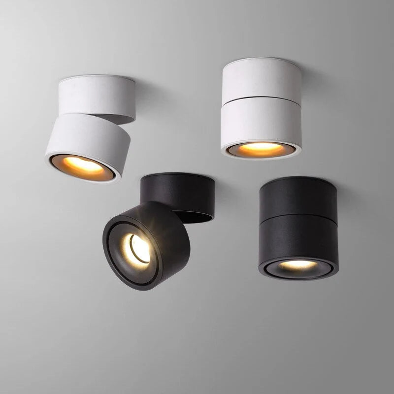 LED Ceiling Spotlight Adjustable Tilt & Rotation Aluminum