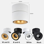LED Ceiling Spotlight Adjustable Tilt & Rotation Aluminum