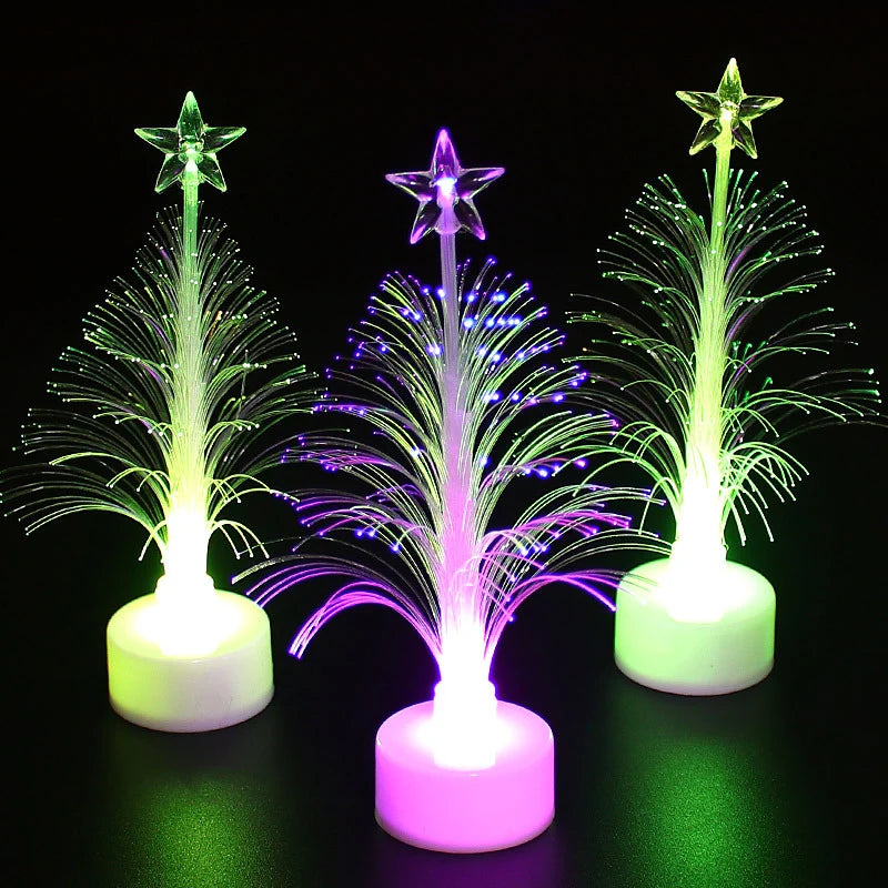 LED Christmas Tree Fiber-Optic Color-Changing Energy-Efficient