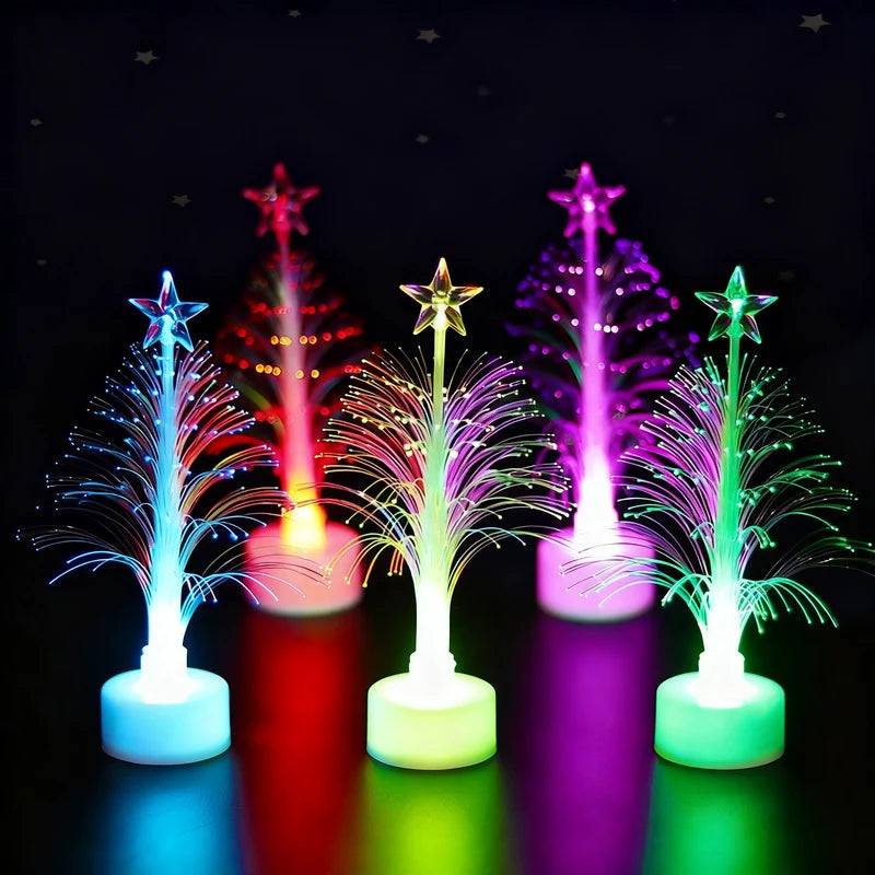 LED Christmas Tree Fiber-Optic Color-Changing Energy-Efficient