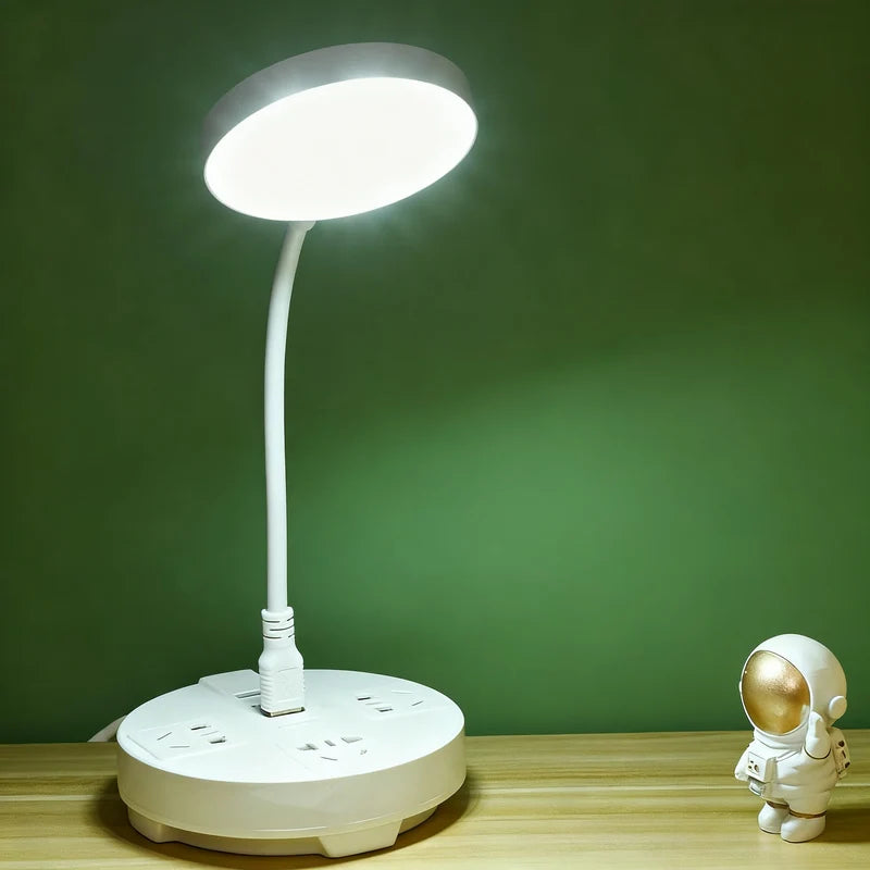 LED Clip-On Lamp Adjustable Arm Dimmable Light