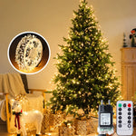 LED Cluster String Lights Dense Dimmable Remote-Controlled Indoor Outdoor Use