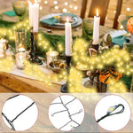 LED Cluster String Lights Dense Dimmable Remote-Controlled Indoor Outdoor Use
