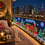 LED Curtain Lights App-Controlled 400 Individually Controllable LEDs