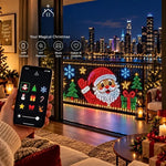 LED Curtain Lights App-Controlled 400 Individually Controllable LEDs