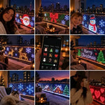 LED Curtain Lights App-Controlled 400 Individually Controllable LEDs
