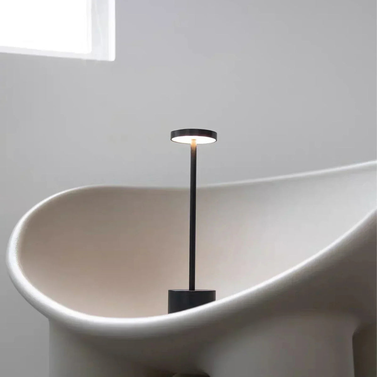 LED Desk Lamp Rechargeable Touch Sensor Three Color Temperatures