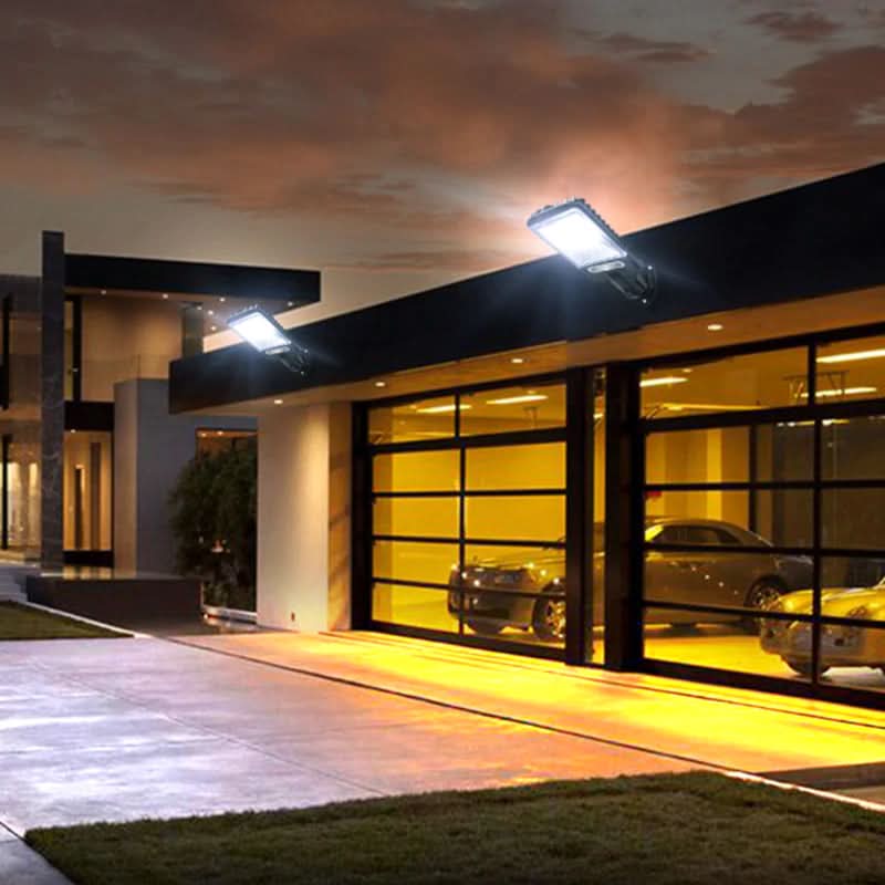 LED Floodlight Solar-Powered Motion Sensor Waterproof