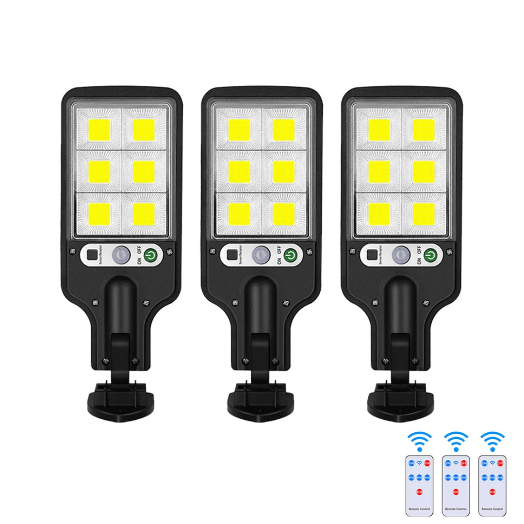 LED Floodlight Solar-Powered Motion Sensor Waterproof