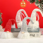 LED Hanging Decoration Glittering Santa Hat Indoor & Outdoor
