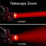 LED Headlamp 3 Light Modes USB Rechargeable