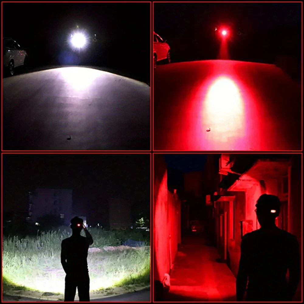 LED Headlamp 3 Light Modes USB Rechargeable