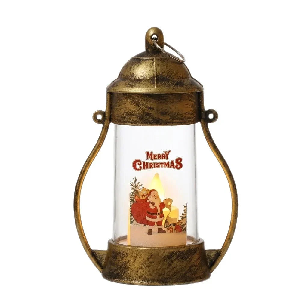 LED Lantern Battery-Powered Warm Light Indoor & Outdoor