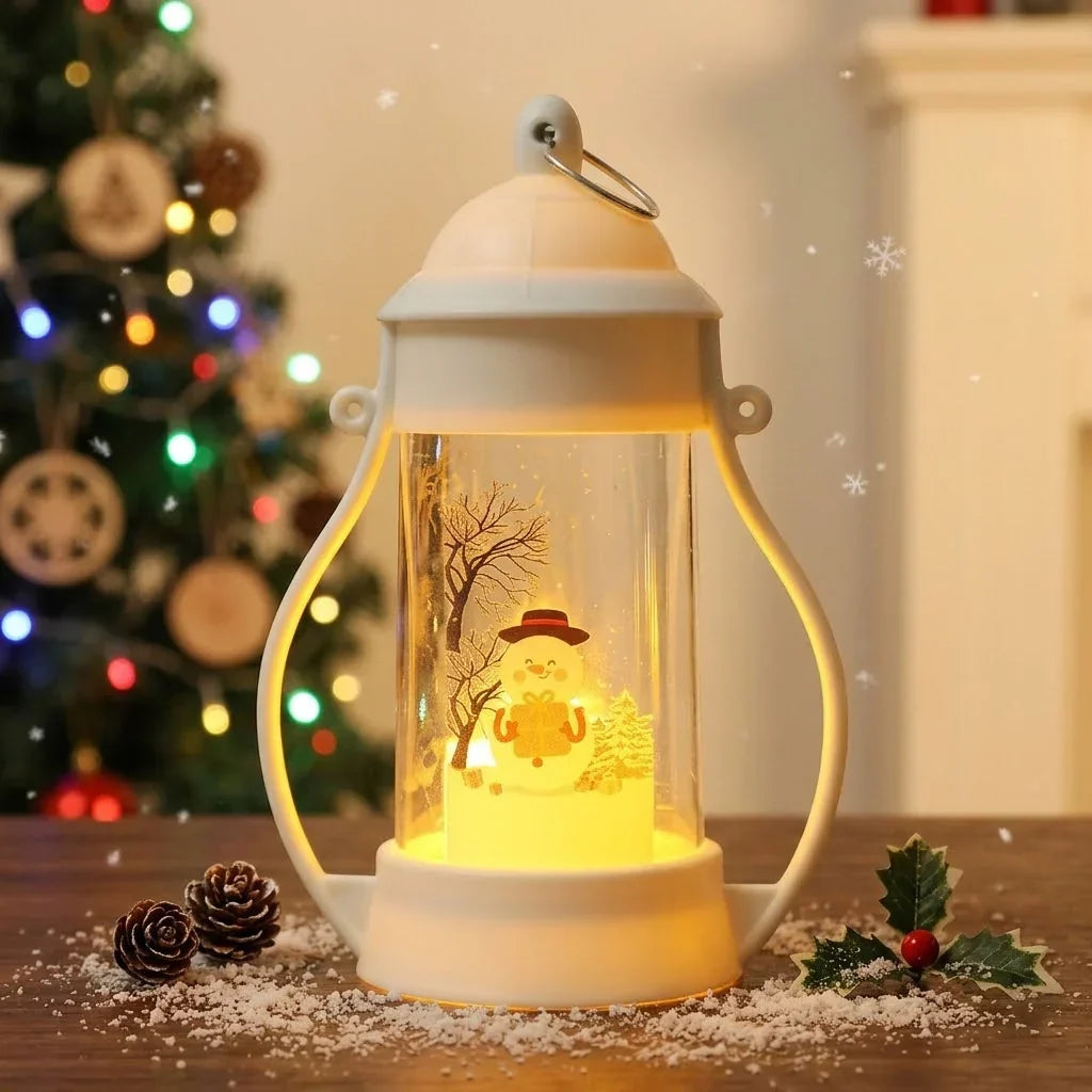 LED Lantern Battery-Powered Warm Light Indoor & Outdoor
