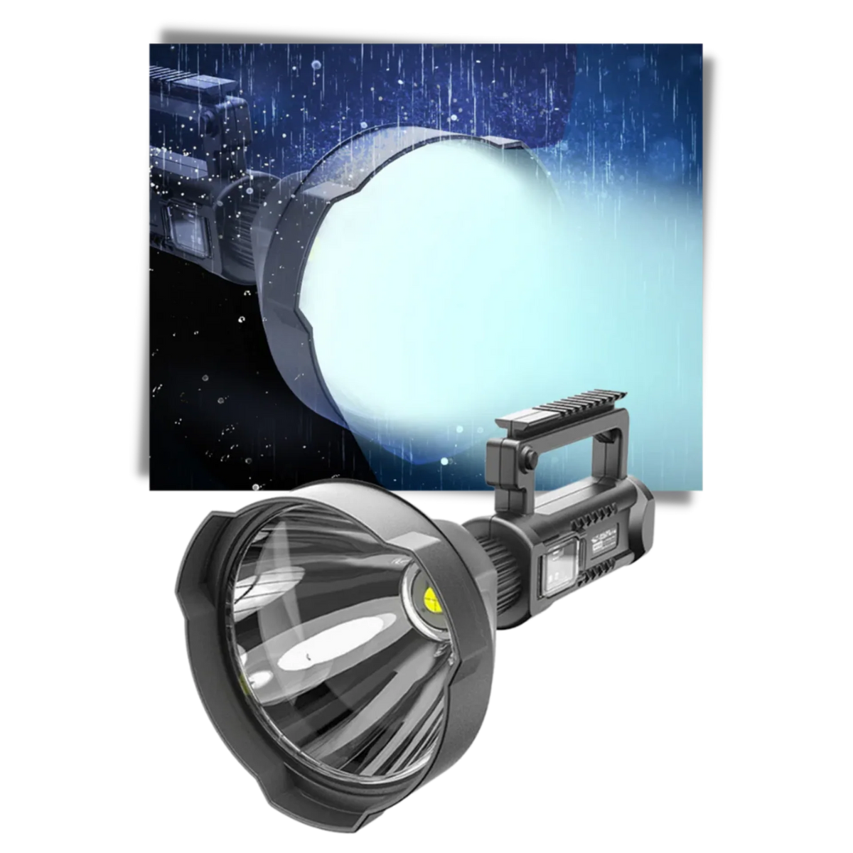 LED Spotlight 9000 Lumens Rechargeable Tripod