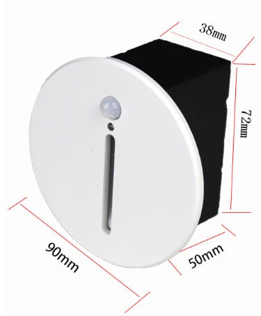 LED Stair Light Motion Sensor Die-Cast Aluminum