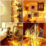 LED String Lights Flexible Wire Waterproof Set of 100