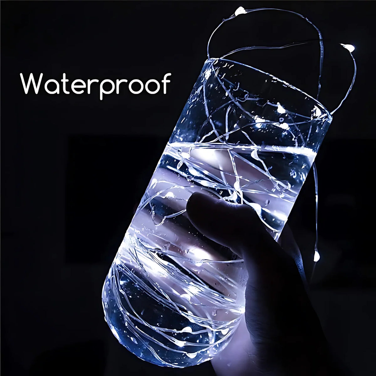 LED String Lights Flexible Wire Waterproof Set of 100