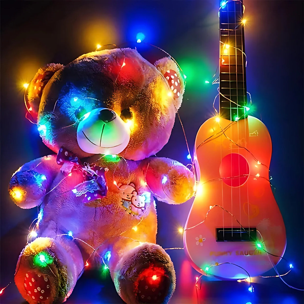 LED String Lights Flexible Wire Waterproof Set of 100