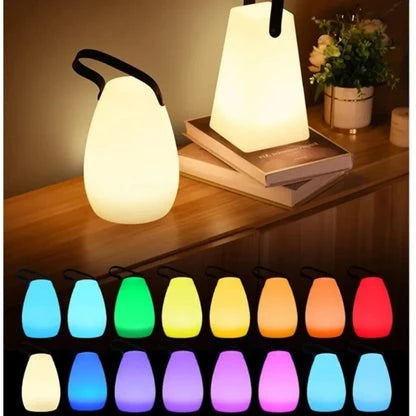 LED Table Lamp Cordless & Waterproof USB-C Rechargeable
