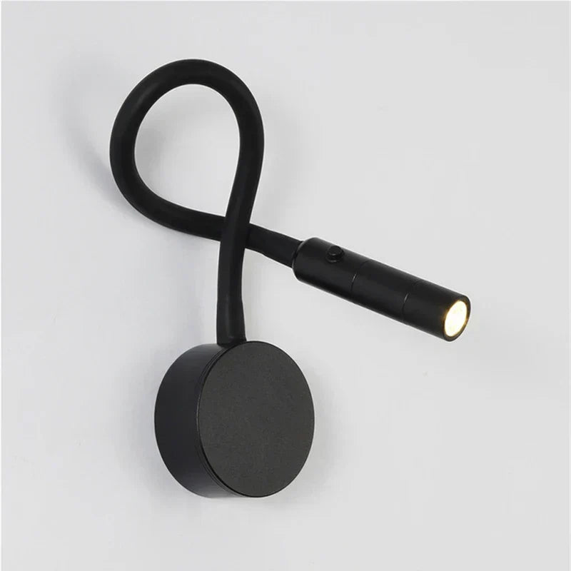 LED Wall Lamp Adjustable Gooseneck Color Temperature Options